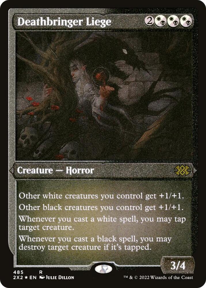 Deathbringer Liege (Foil Etched) [Double Masters 2022] 485
