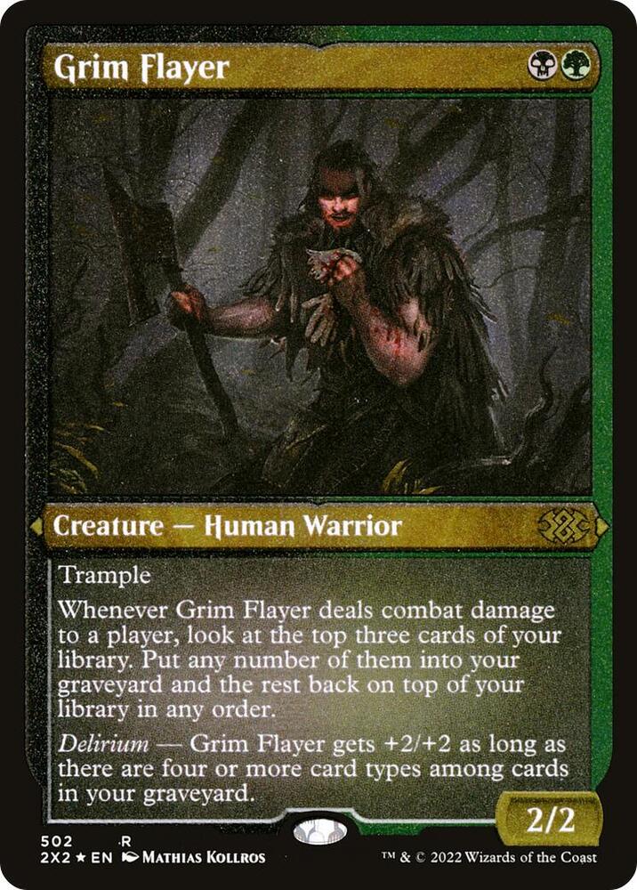 Grim Flayer (Foil Etched) [Double Masters 2022] 502