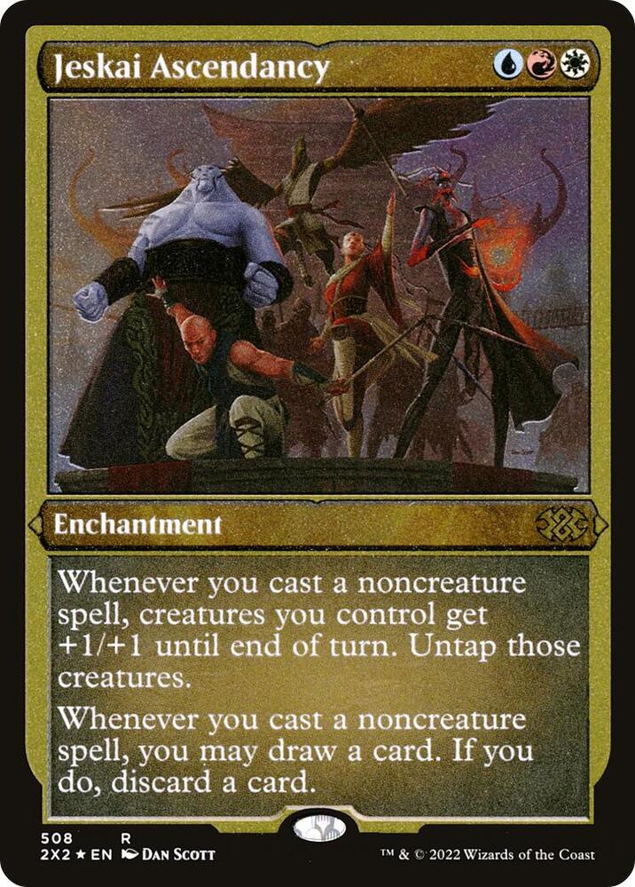 Jeskai Ascendancy (Foil Etched) [Double Masters 2022] 508