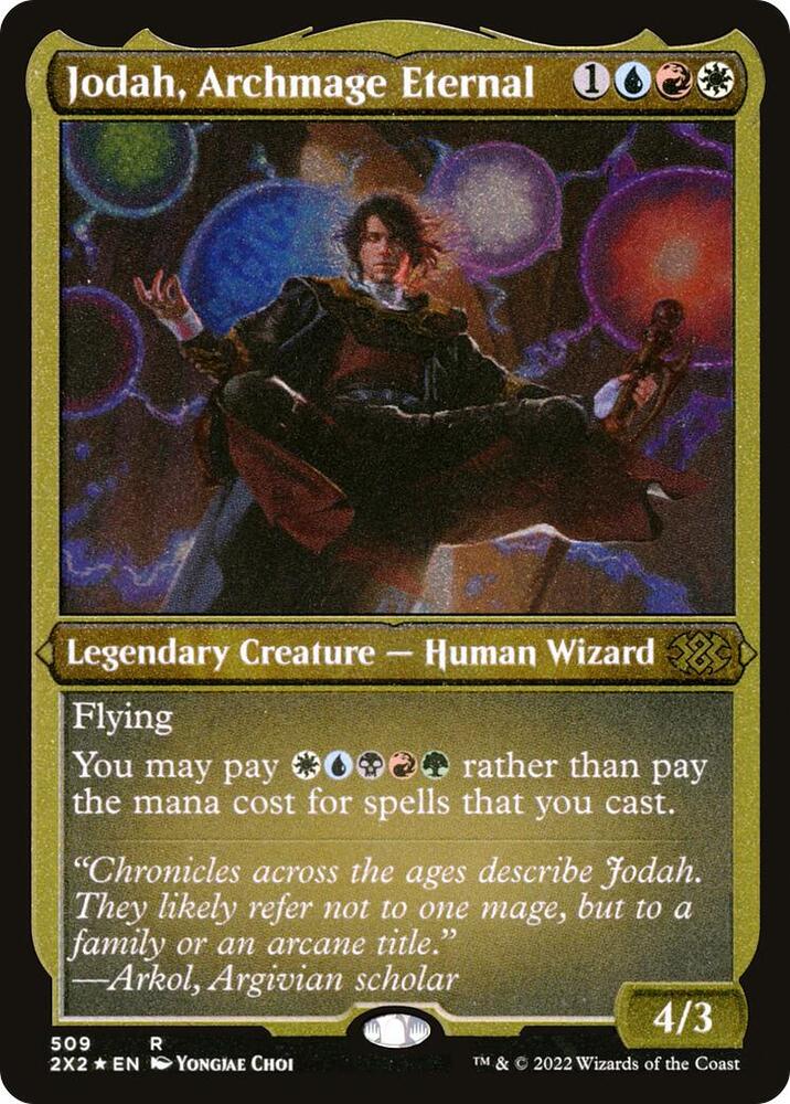 Jodah, Archmage Eternal (Foil Etched) [Double Masters 2022] 509