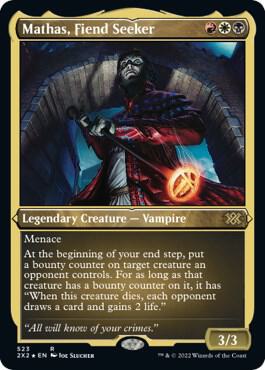 Mathas, Fiend Seeker (Foil Etched) [Double Masters 2022] 523