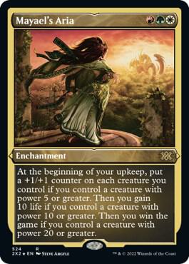 Mayael's Aria (Foil Etched) [Double Masters 2022] 524