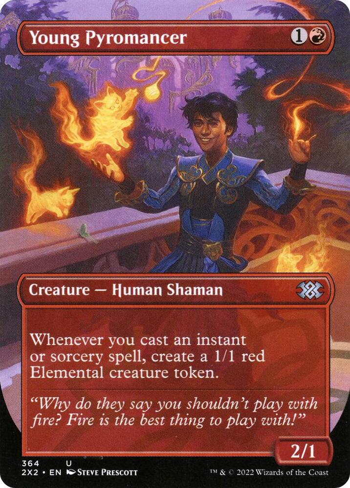 Young Pyromancer (Borderless) [Double Masters 2022] 364