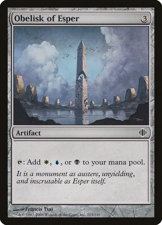 Obelisk of Esper [Shards of Alara] 213