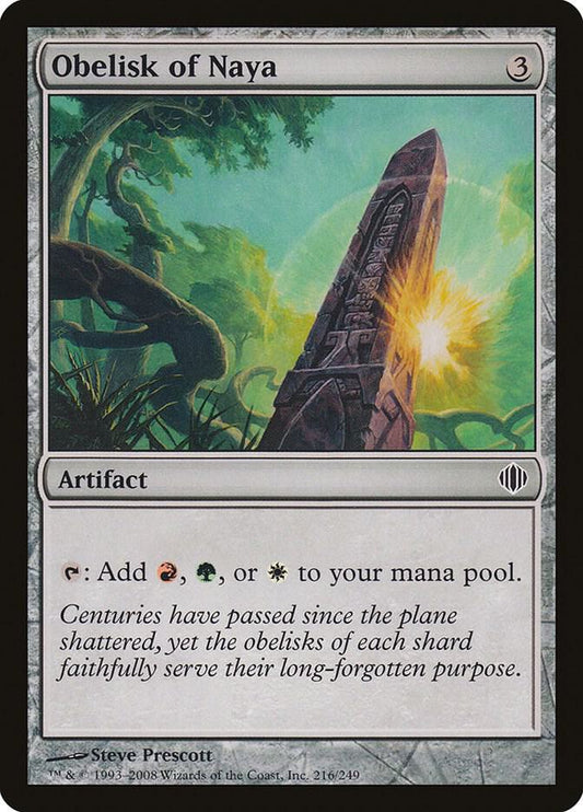 Obelisk of Naya [Shards of Alara] 216