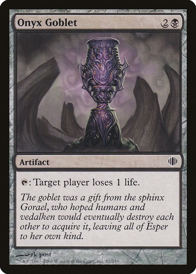 Onyx Goblet [Shards of Alara] 81