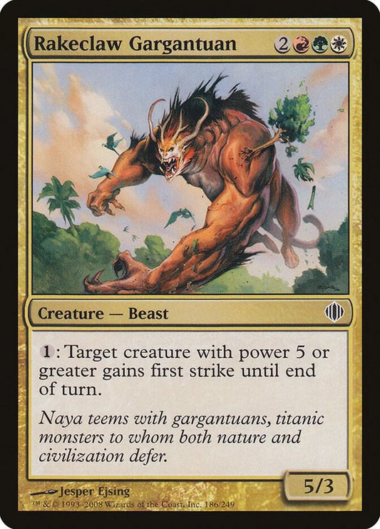 Rakeclaw Gargantuan [Shards of Alara] 186