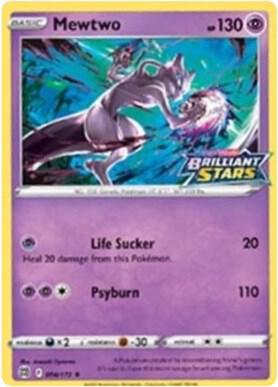 Mewtwo - 056/172 (Brilliant Stars Stamped) [Miscellaneous Cards & Products] 056/172
