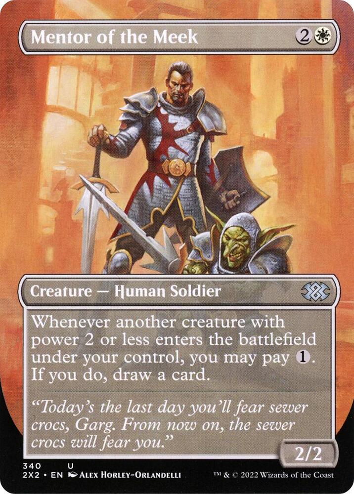 Mentor of the Meek (Borderless) [Double Masters 2022] 340