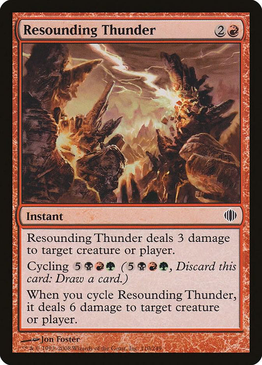 Resounding Thunder [Shards of Alara] 110