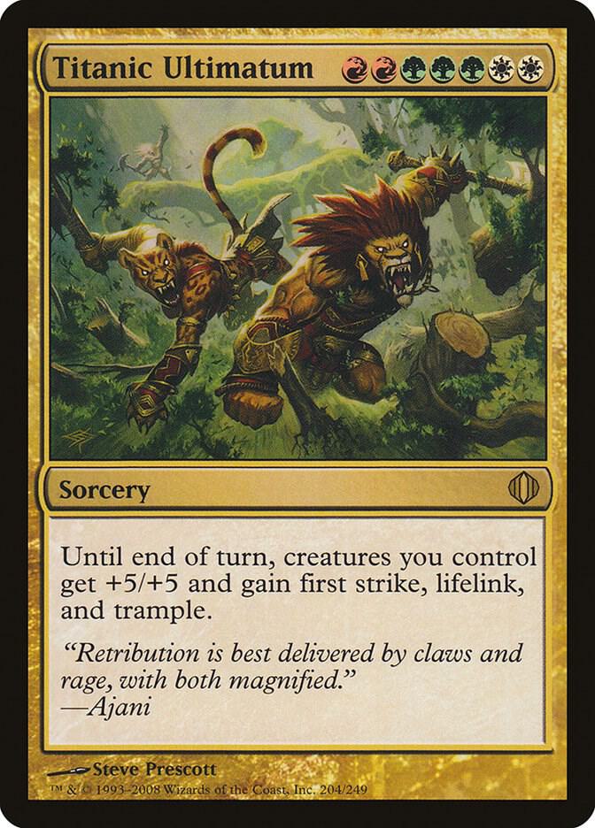 Titanic Ultimatum [Shards of Alara] 204