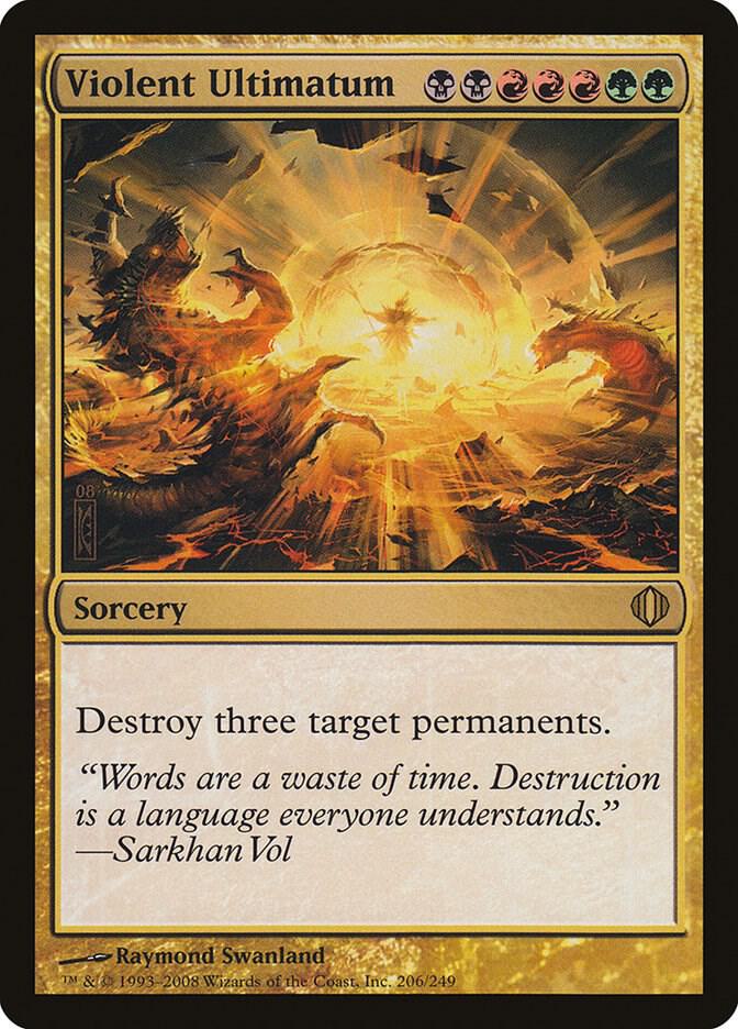 Violent Ultimatum [Shards of Alara] 206