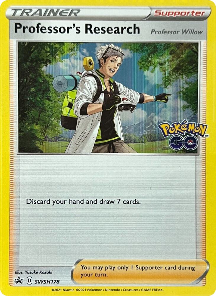 Professor's Research [Professor Willow] - SWSH178 [SWSH: Sword & Shield Promo Cards] SWSH178