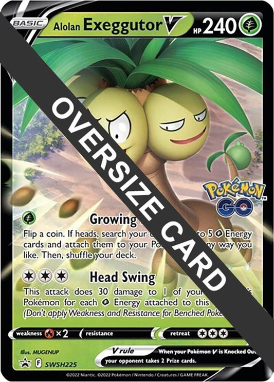 Alolan Exeggutor V - SWSH225 [Jumbo Cards] SWSH225