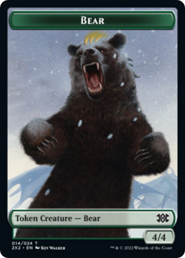 Bear // Eldrazi Scion Double-Sided Token [Double Masters 2022] 14 // 1