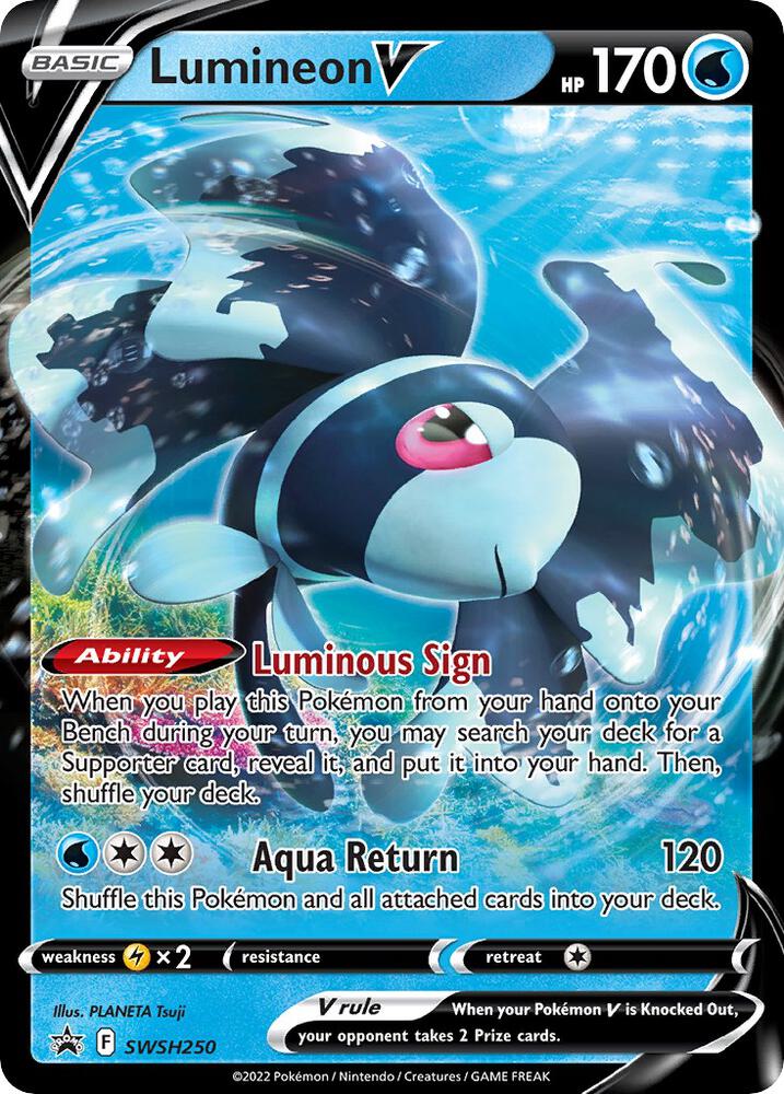 Lumineon V - SWSH250 [SWSH: Sword & Shield Promo Cards] SWSH250