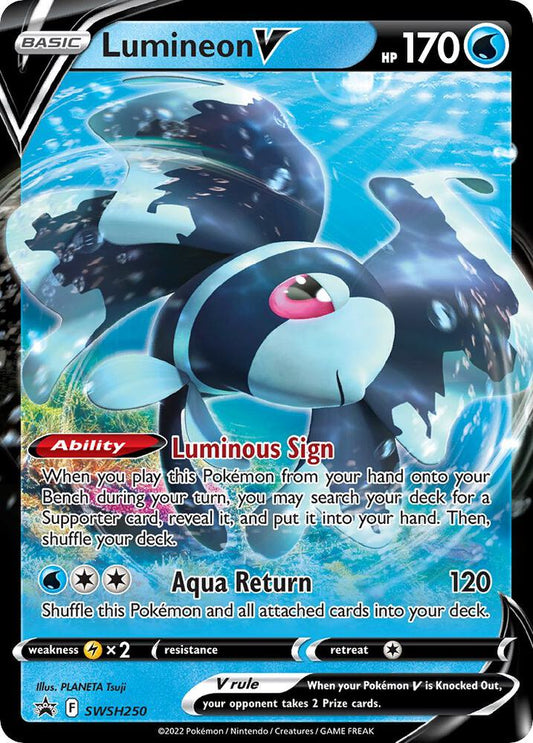 Lumineon V - SWSH250 [SWSH: Sword & Shield Promo Cards] SWSH250