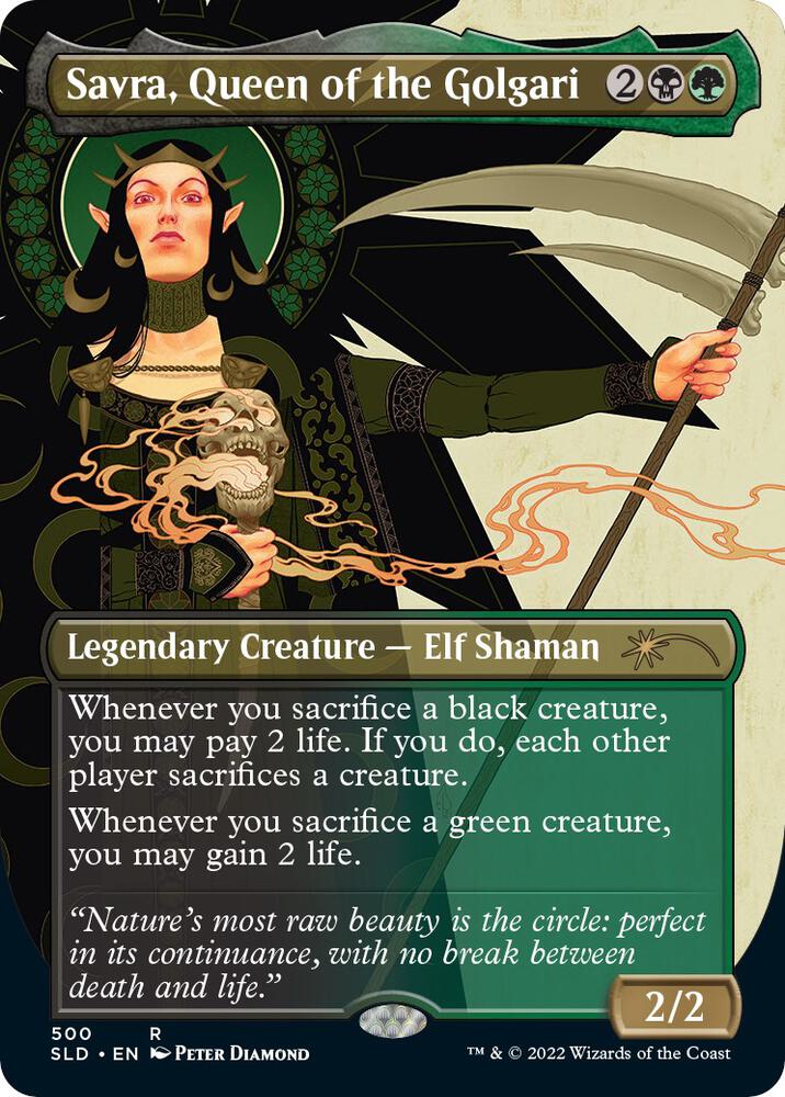 Savra, Queen of the Golgari [Secret Lair Drop Series] 500