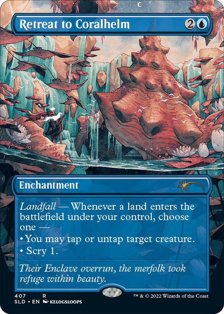 Retreat to Coralhelm (Borderless) [Secret Lair Drop Series] 407