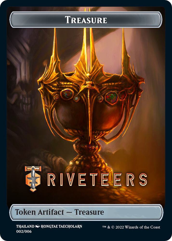Treasure Token (Riveteers) [SEA Exclusive] [Streets of New Capenna] 2