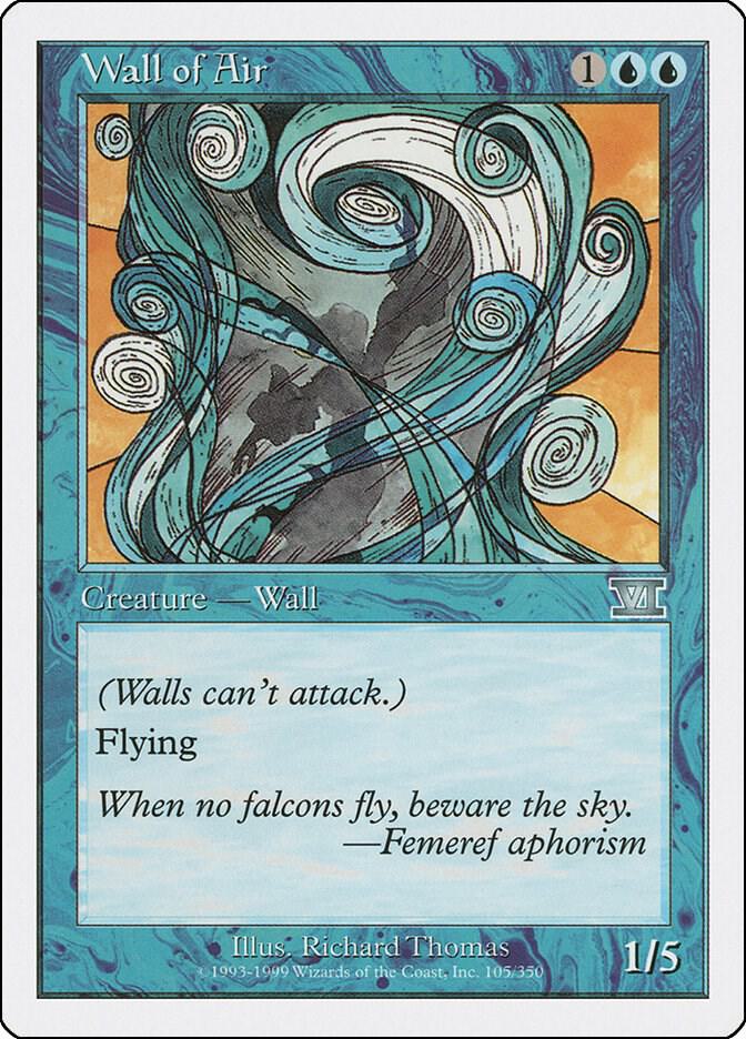 Wall of Air [Classic Sixth Edition] 105