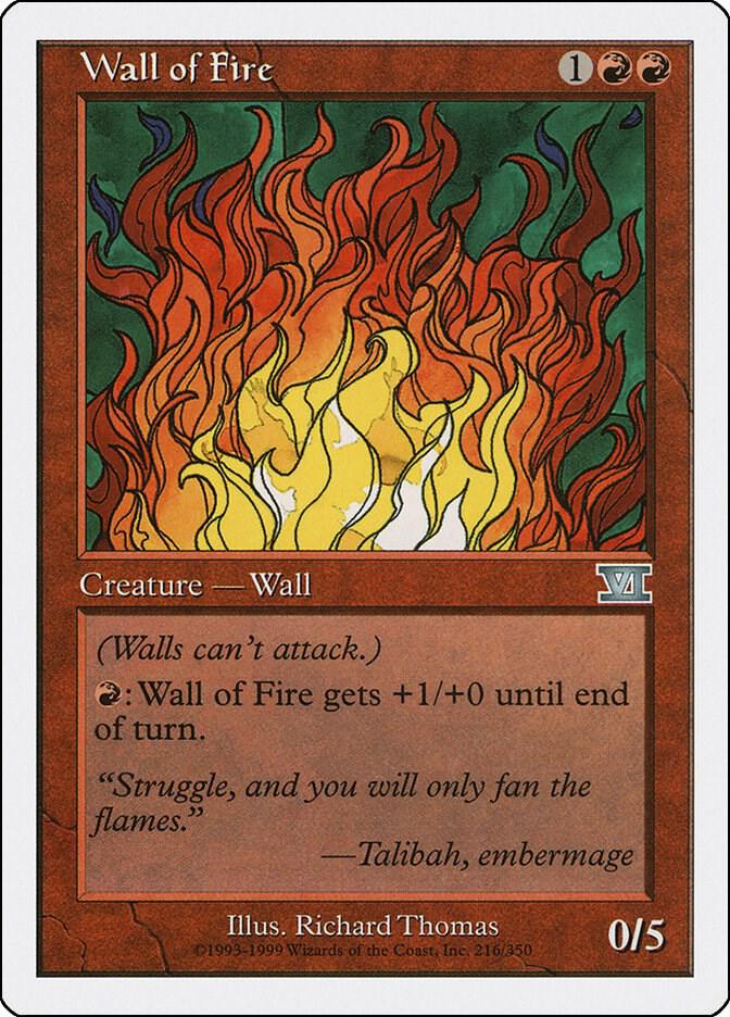 Wall of Fire [Classic Sixth Edition] 216
