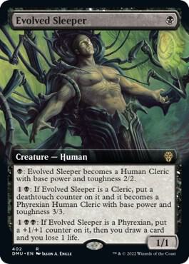 Evolved Sleeper (Extended Art) [Dominaria United] 402