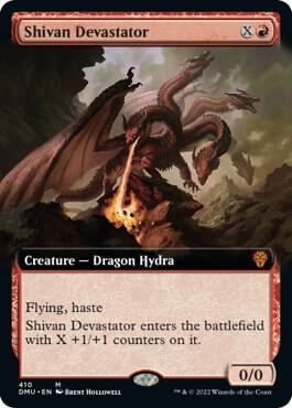 Shivan Devastator (Extended Art) [Dominaria United] 410