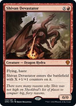 Shivan Devastator [Dominaria United] 143