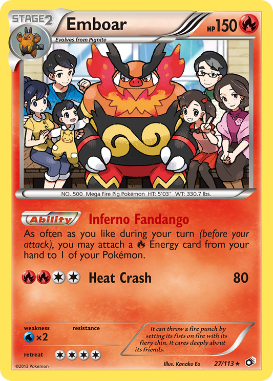 Emboar - 27/113 Legendary Treasures