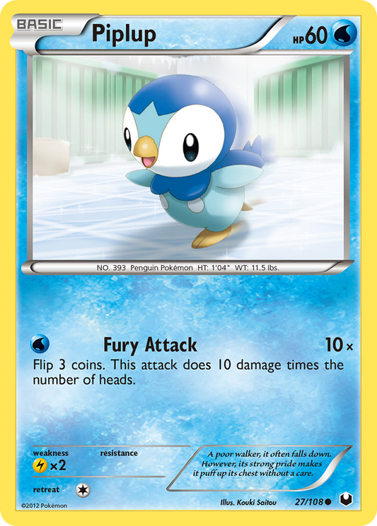 Piplup - 27/108 Dark Explorers