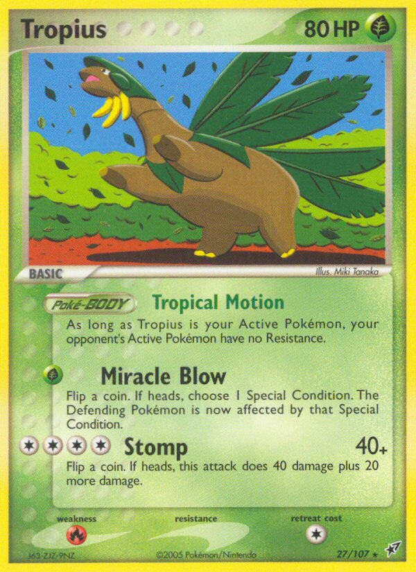 Tropius - 27/107 Deoxys