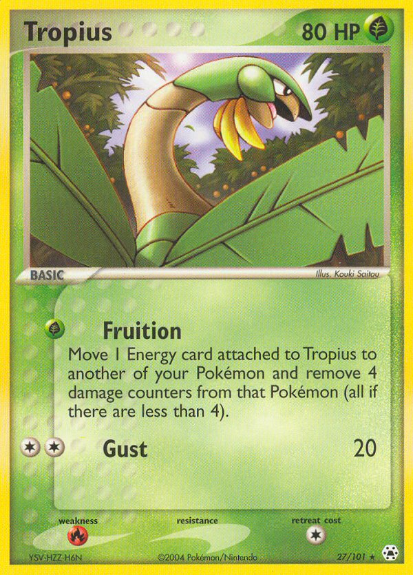 Tropius - 27/101 Hidden Legends