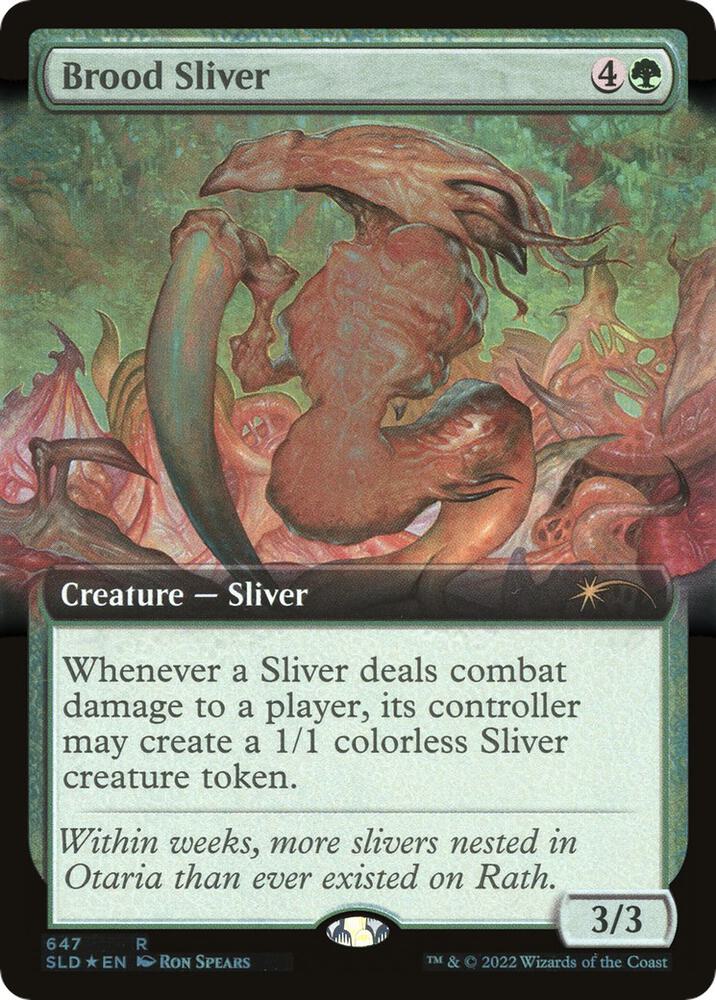 Brood Sliver (Extended Art) [Secret Lair Drop Series] 647