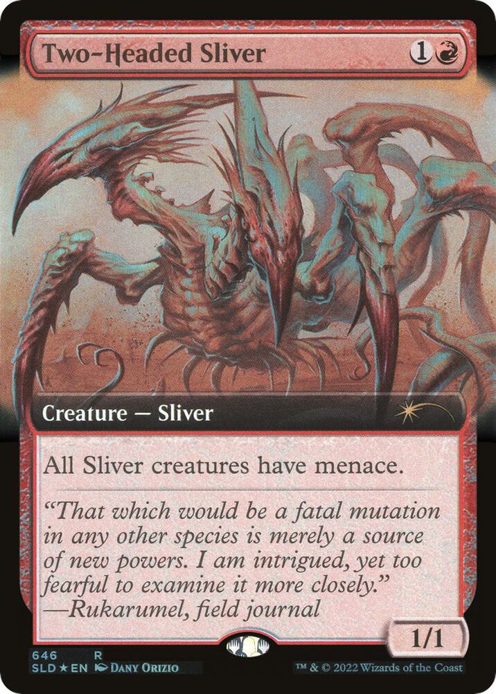 Two-Headed Sliver (Extended Art) [Secret Lair Drop Series] 646