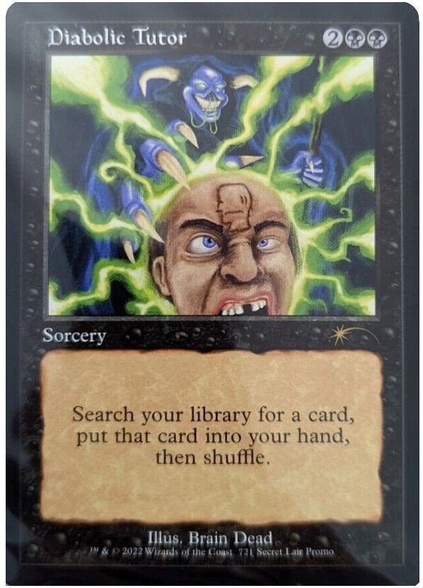 Diabolic Tutor (721) [Secret Lair Drop Series] 721