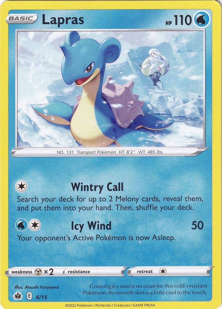 Lapras - 6/15 [McDonald's Promos 2022] 006/015