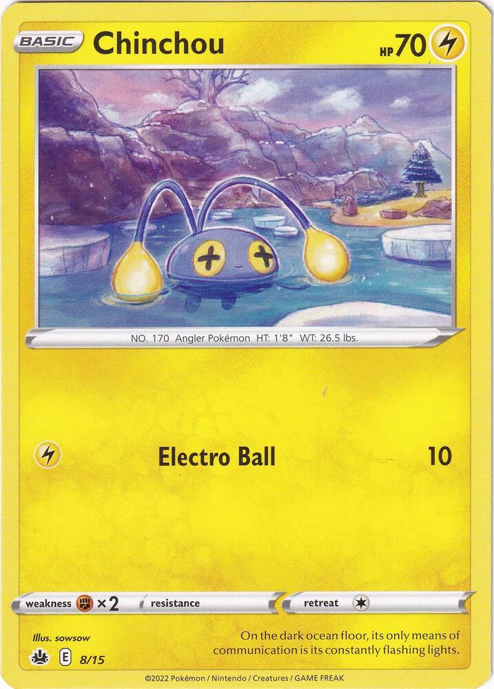 Chinchou - 8/15 [McDonald's Promos 2022] 008/015