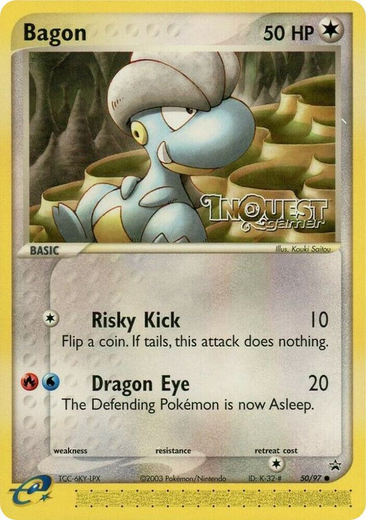 Bagon - 50/97 (InQuest Gamer) [Nintendo Promos] 50/97