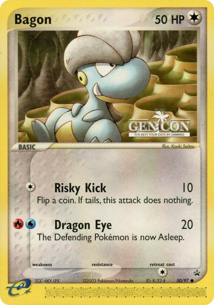 Bagon - 50/97 (Gen Con 2004 Promo) [Nintendo Promos] 50/97