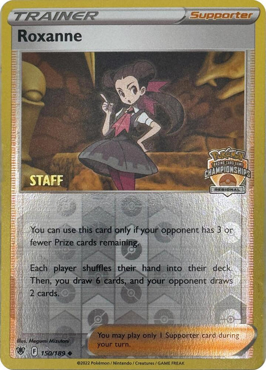Roxanne - 150/189 (Regional Championships) [Staff] [League & Championship Cards] 150/189