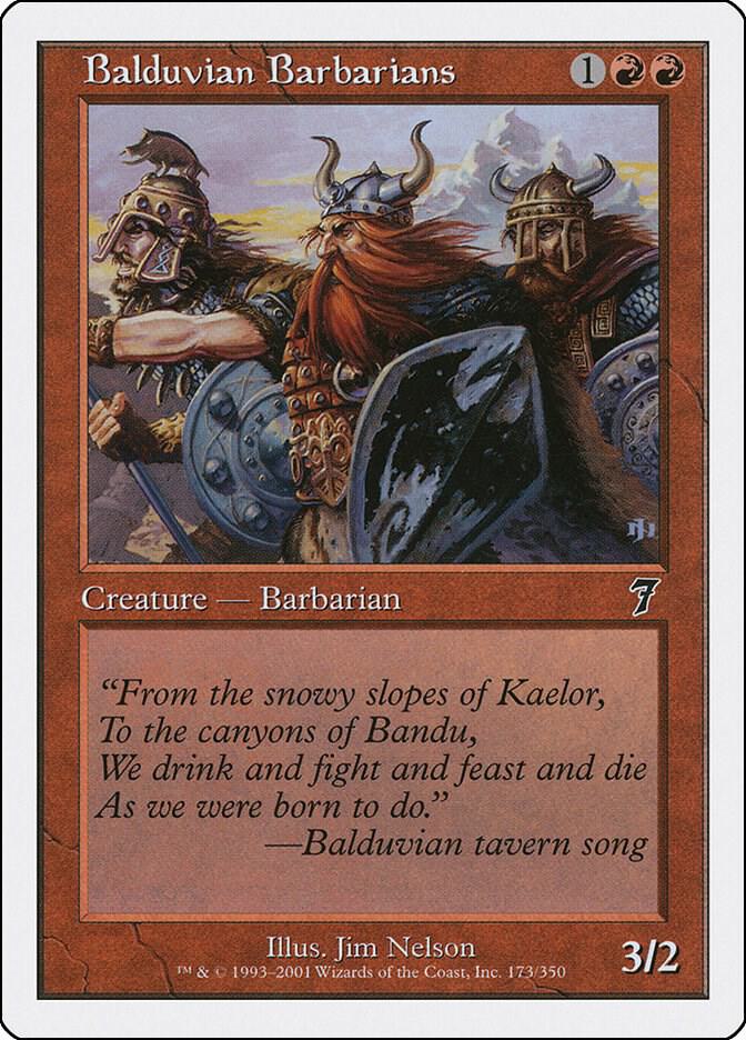 Balduvian Barbarians [7th Edition] 173