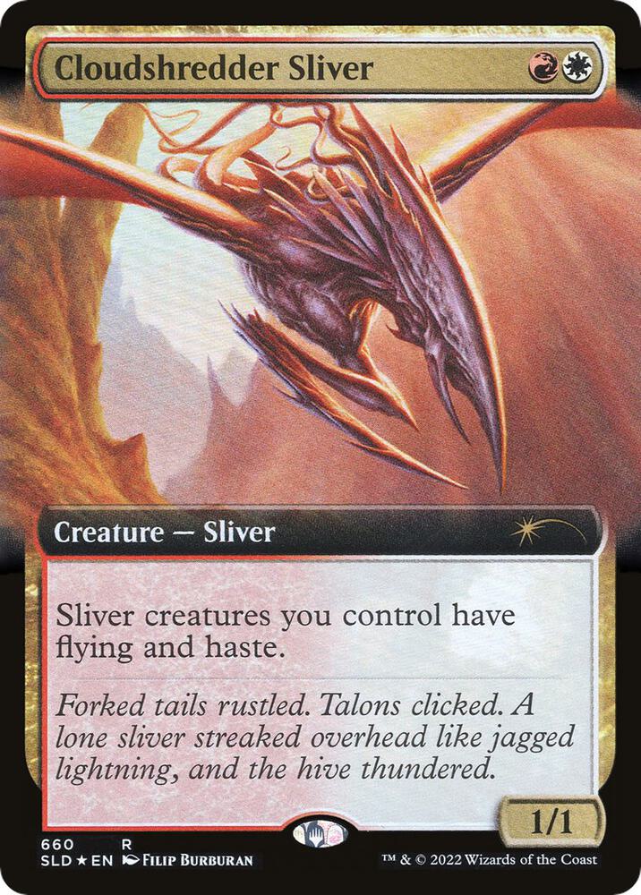 Cloudshredder Sliver (Extended Art) [Secret Lair Drop Series] 660