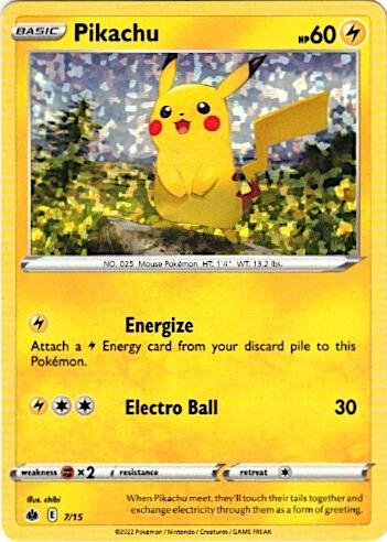 Pikachu - 7/15 [McDonald's Promos 2022] 007/015