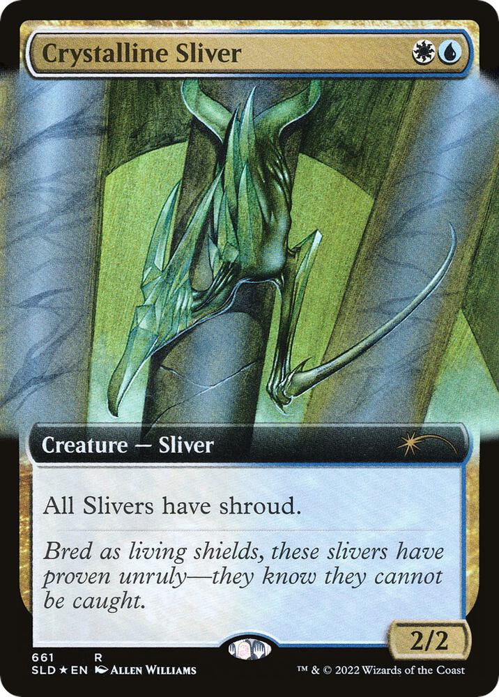 Crystalline Sliver (Extended Art) [Secret Lair Drop Series] 661
