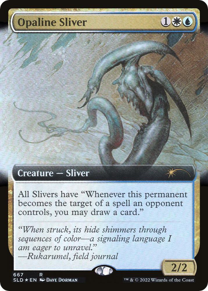 Opaline Sliver (Extended Art) [Secret Lair Drop Series] 667
