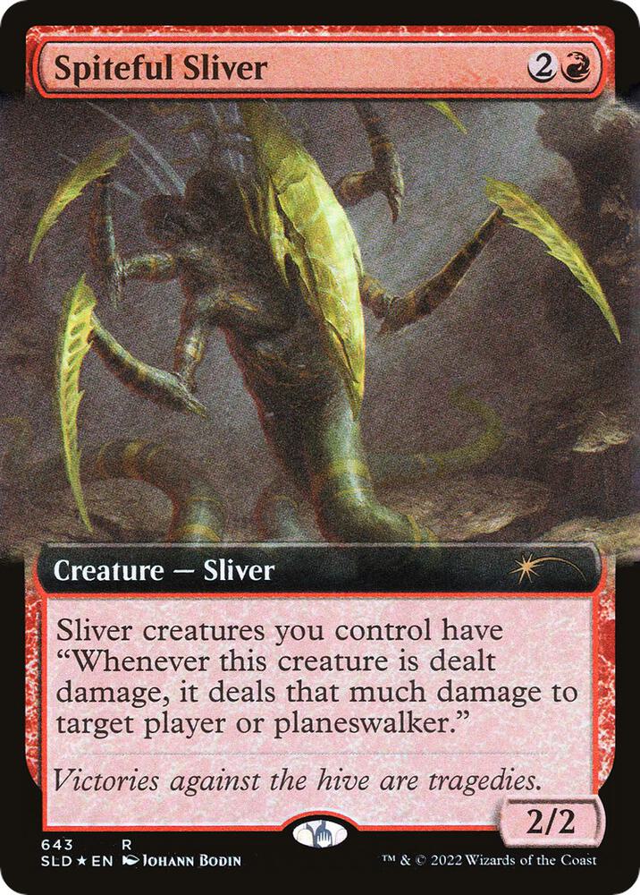 Spiteful Sliver (Extended Art) [Secret Lair Drop Series] 643