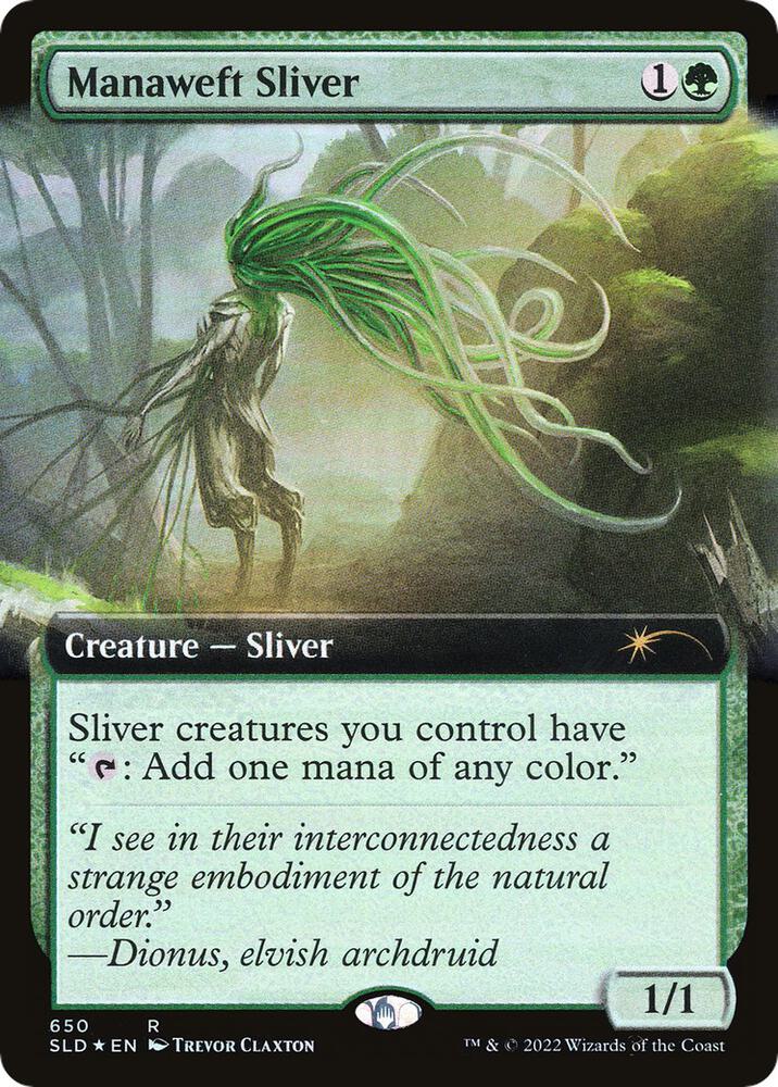 Manaweft Sliver (Extended Art) [Secret Lair Drop Series] 650