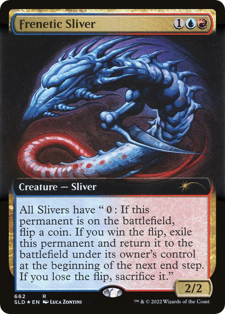 Frenetic Sliver (Extended Art) [Secret Lair Drop Series] 662