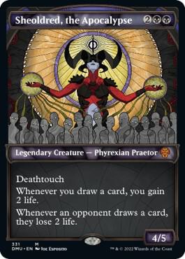 Sheoldred, the Apocalypse (Textured Foil) [Dominaria United] 331